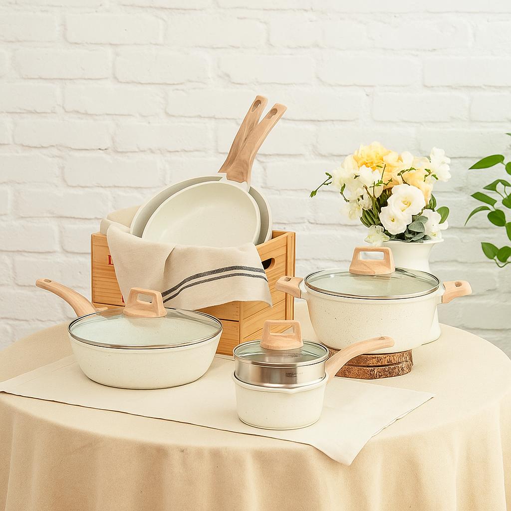 WoodNest Ultra 9-Piece Cookware Set