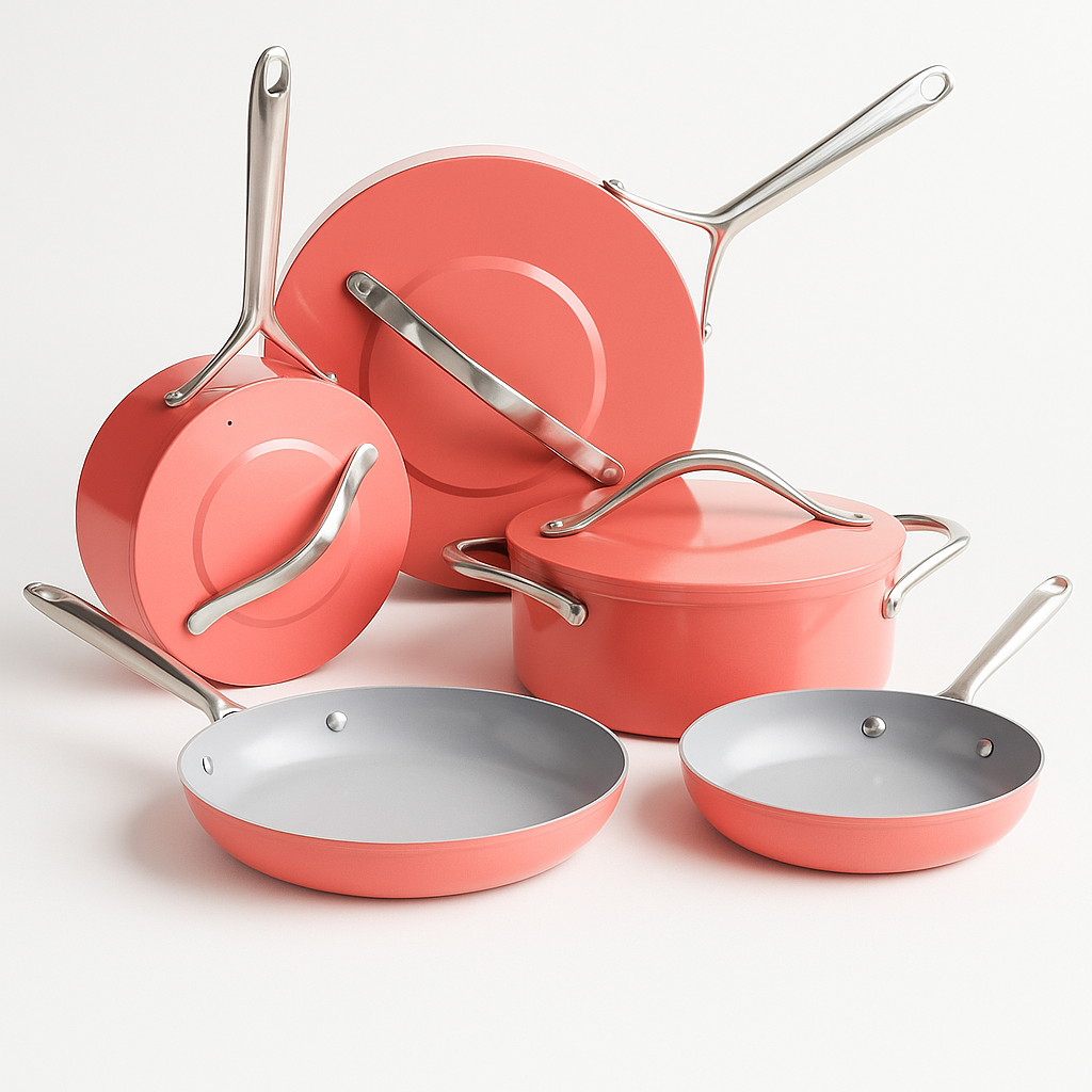 CeramiNest QuickHeat Set Pink 11-pc