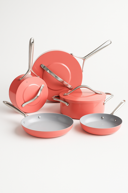 CeramiNest QuickHeat Quadro Set Pink 5-pc
