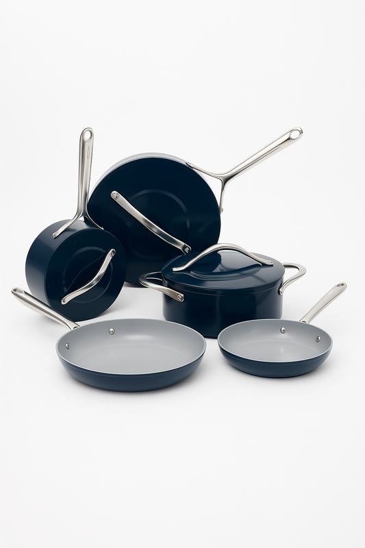 CeramiNest QuickHeat Quadro Set Midnight Blue 5-pc
