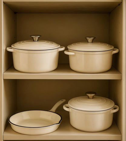 Cast Iron Cream Set 7 piece