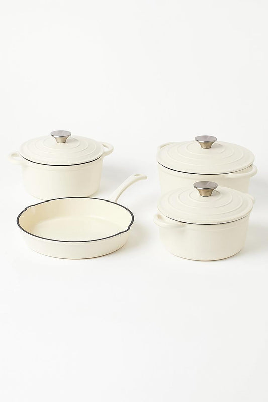 Cast Iron Cream Set 7 piece