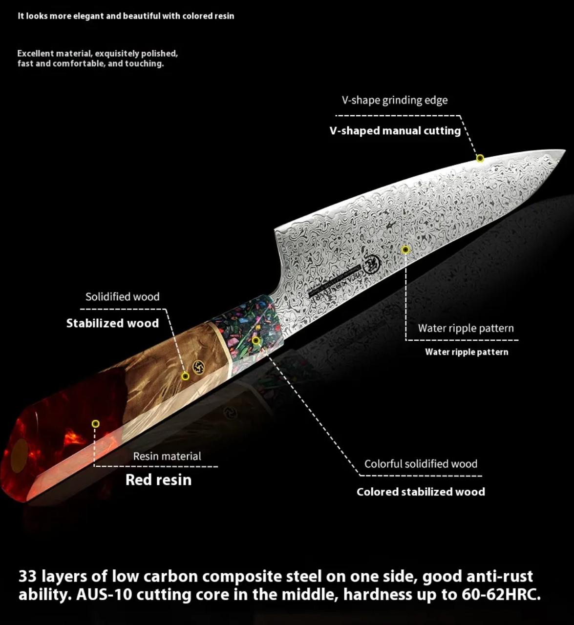 Titanium Chef Knife