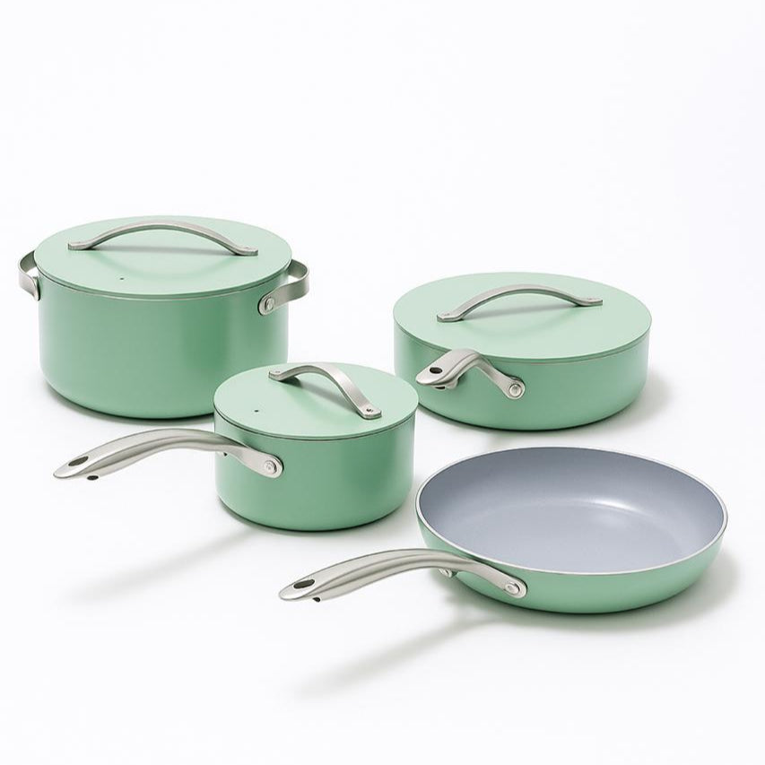 CeramiNest QuickHeat Set Olive Green 11-pc