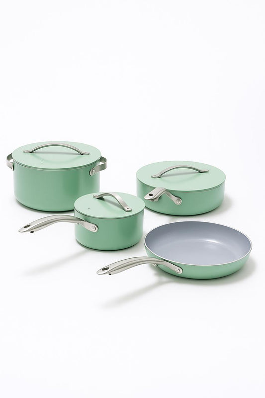 CeramiNest QuickHeat Quadro Set Green 4-pc