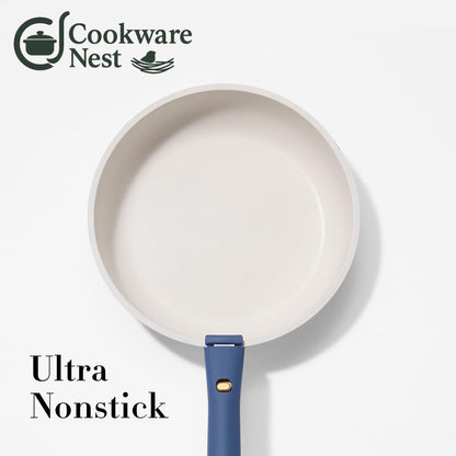 CookwareNest™ Cookware Set 17pcs Blue