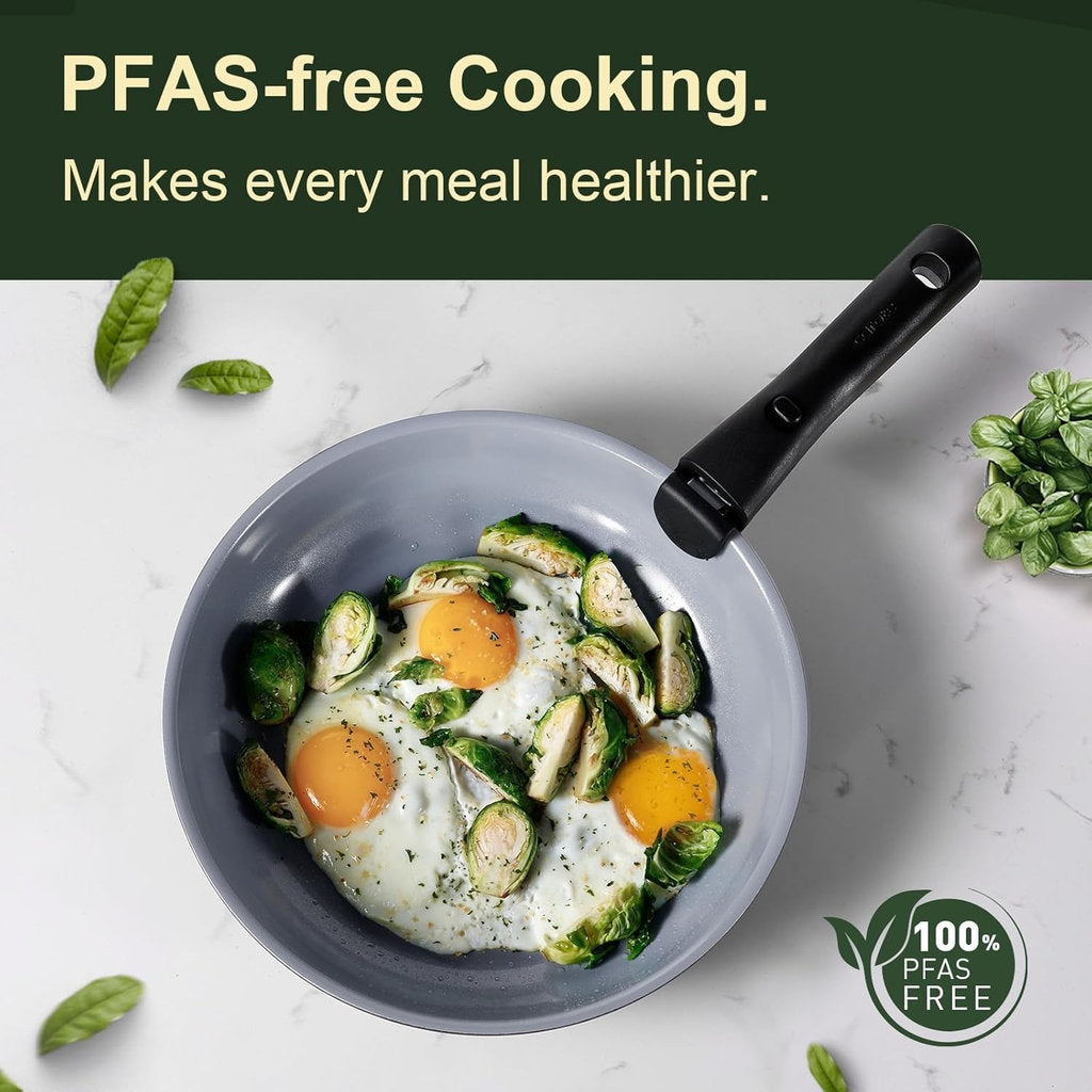 CookwareNest™ Cookware Set 17pcs Blue&Black