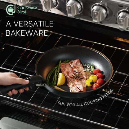 CookwareNest™ Cookware Set 17pcs Black