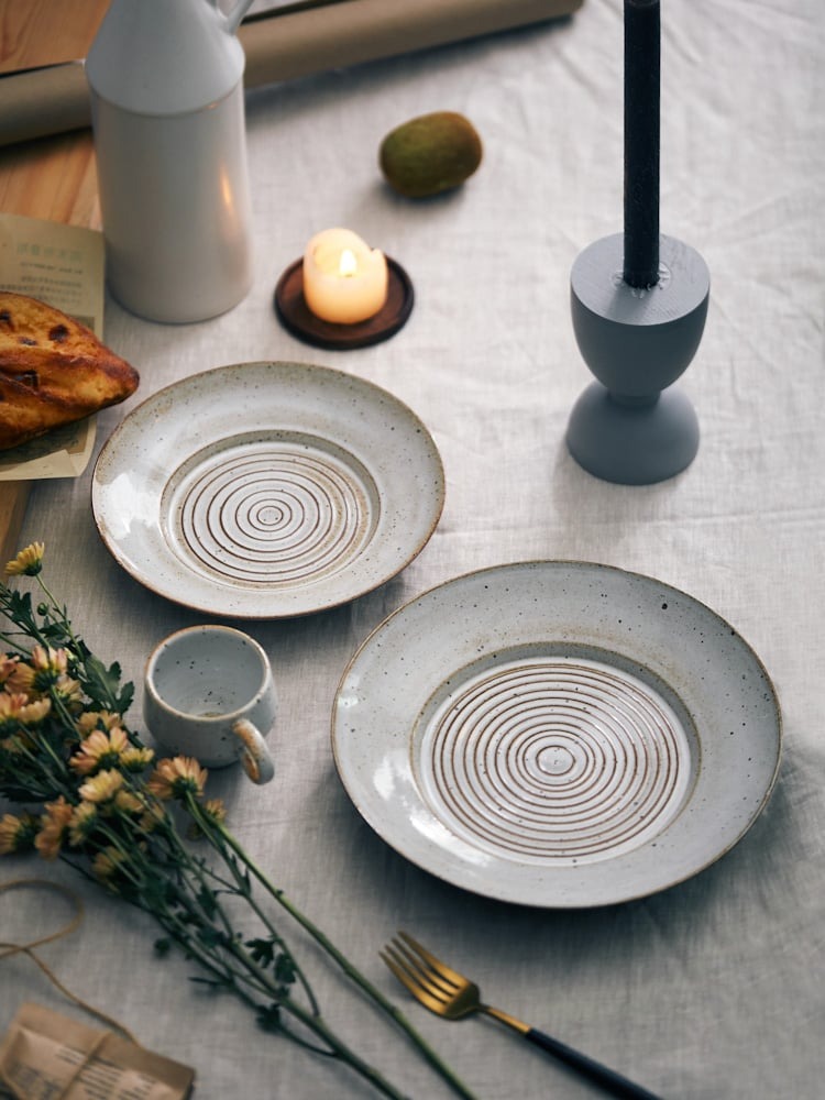 SandSpiral Dinner Plate