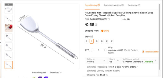 Titanium Utensil Set