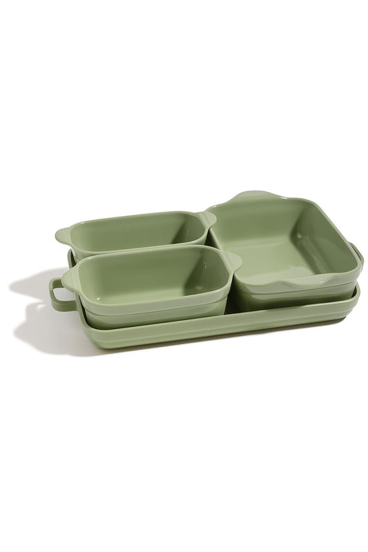 BakeNest Essential Quadro Green Set 4-pc
